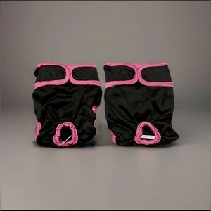 FunnyDog Female Dog Diapers Small – Set of 2